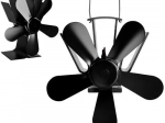 Ventilateur de poêle à 5 pales sans alimentation
