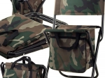 Chaise de pêche pliante de randonnée avec dossier et sac MORO