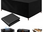 Housse de protection imperméable (bâche) pour mobilier de jardin et table de traiteur 250 × 210 × 90 cm