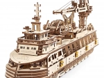 UGEARS puzzle mécanique 3D en bois – navire de recherche