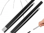 Faltbarer Zeltstab 6 Segmente 8 mm 340 cm 2 Stück