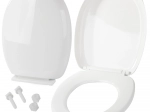 Universele wc-bril met soft-close, wit