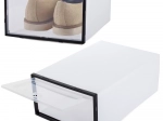 Modulaire schoenenorganizer met transparante klep