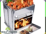 Faltbares Raketen-Campingkocher mit Grill