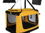 Faltbare Transporttasche und Laufgitter für Hund und Katze Purlov 60 × 42 × 44 cm