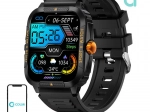 Slimme horloge Colmi P76 zwart‑oranje