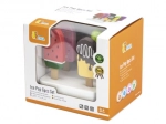 Set de glaces en bois Viga avec support, 6 pcs