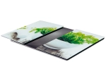 Glas-Schneidebrett und Herdabdeckung 60 × 52 cm, 2 Stk. VILDE