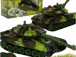 Char RC tank militaire avec télécommande 2,4 GHz en camouflage forestier