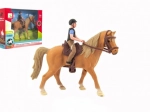 Cheval en plastique avec jockey – set d’équitation pour enfants 15 cm