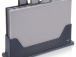 Set de planches à découper avec support, 4 pièces