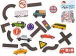 Foam puzzel voor in bad met stadsstijl