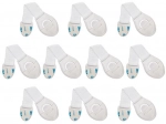 Cabinet Lock 10 pcs White