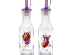 Glasflaschen für Öl und Essig TORO 180 ml – Lavendel, 2 Stk.