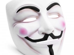 Guy Fawkes Mask - Anonymous, V for Vendetta, White