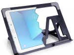 Support de tablette réglable, noir, pliable 26 × 18,5 cm