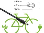 Ladegerät für E‑Bikes 36 V (42 V, 2 A) mit Stecker 5,5 × 2,1 mm