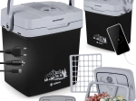 Tragbare elektrische Auto-Kühlbox 26 l mit ECO-Modus – Schwarz