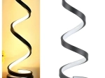 Spiralförmige LED-Tischlampe – dekoratives Nachtlicht fürs Schlafzimmer