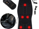 Massagezitkussen met verwarming voor stoel en auto
