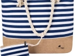 Große Strand- und Picknicktasche im Marine-Stil Malatec
