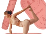Tapis d'exercice et de saut rose