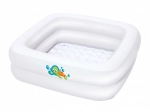 Bestway opblaasbaar babybadje en zwembad 2-in-1 BABY STEP 1-2-3 (86 × 86 cm)