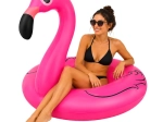 Bouée gonflable flamant rose Trizand 102 cm