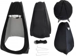 Tragbares Dusch-/Umkleidezelt - Schwarz