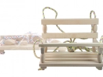 Houten hangschommel voor kinderen, naturel