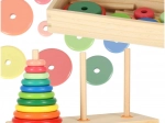 Wooden Tower of Hanoi – colorful sorter with box