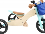 Holz-Laufrad 2-in-1 TRIKE türkis