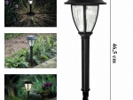 Lot de 10 lanternes de jardin LED solaires à planter