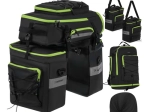 Wasserdichtes 3-in-1 Fahrrad-Taschenset TRIZAND 65 l – hintere Seitentaschen und Rucksack