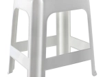 Tabouret de salle de bain en plastique haut HEIDRUN