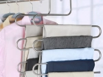 Metallischer Mehrlagen-Hosen- und Schalbügel für 5 Paar