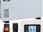 Elektrischer Konvektorheizkörper KAMINER ZIFLO 2300 W mit Wi‑Fi und Fernbedienung – weiß