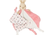 Pluchen knuffeldoekje konijntje Flopsy roze