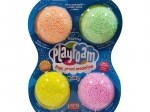 PlayFoam Boule glinsterende set 4 kleuren – niet-vlekmakende boetseerklei