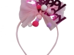 serre-tête Happy Birthday pour petites princesses