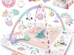 Tapis d’éveil éducatif interactif 3-en-1 110 × 100 cm Ptaszek NUKIDO