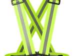 Ag590 reflective vest with harness green