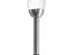 Solar-LED-Gartensteckleuchte mit Glasabdeckung