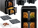 Berdsen Heißluftfritteuse mit zwei Kammern 11,6 l