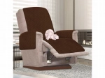 Housse de fauteuil réversible matelassée