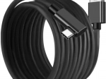 USB-A 2.0 auf USB‑C Kabel 5 m mit rechtem Winkel IZOXIS