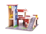 Bigjigs Toys Garage met parkeerplaats