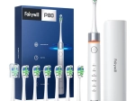 Schallzahnbürste FairyWill mit Drucksensor, 5 Modi und Etui – weiß