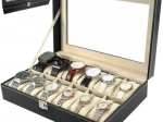 SOULIMA Organizer for 12 Watches and Jewelry