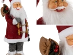 Kerstfiguur Sinterklaas 45 cm met lampion